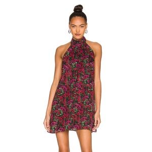 Lallina Mini Dress in Winter Berry